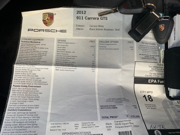 Used-2012-Porsche-911-Carrera-GTS-Manual-Trans