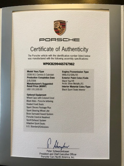 Used-2006-Porsche-911-Carrera-S-Cabriolet-Manual-Trans