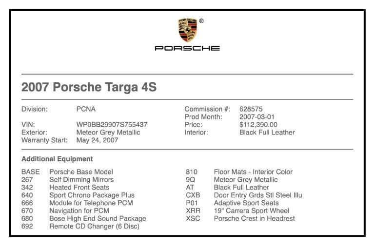 Used-2007-Porsche-911-Targa-4S